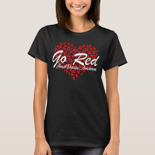 Go Red For Womens Heart Disease Awareness Month Le T-Shirt (Vorderseite)