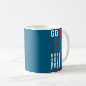 Go Red Heart Disease Suprt Flag - Heart Disease Aw Kaffeetasse (VorderseiteRechts)