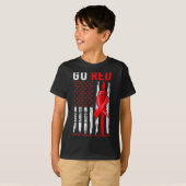 Go Red Heart Disease Suprt Flag - Heart Disease Aw T-Shirt (Vorne ganz)