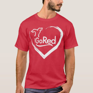 Go Red Women's Heart Health Awareness Monat Februa T-Shirt