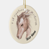 Go Reiten Keramik Ornament (Rechts)