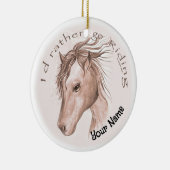 Go Reiten Keramik Ornament (Rechts)