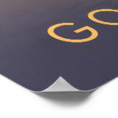 Go Running Travel Poster (Ecke)