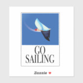 Go Sailing Aufkleber (Blatt)