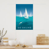 Go Sailing Travel Poster (Küche)