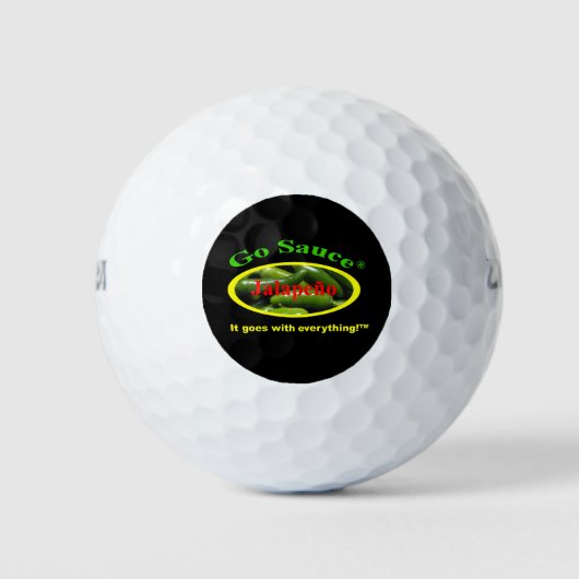 Go Sauce Golf Balls Golfball (Vorderseite)