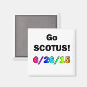 Go SCOTUS Magnet (Vorderseite/Rückseite)