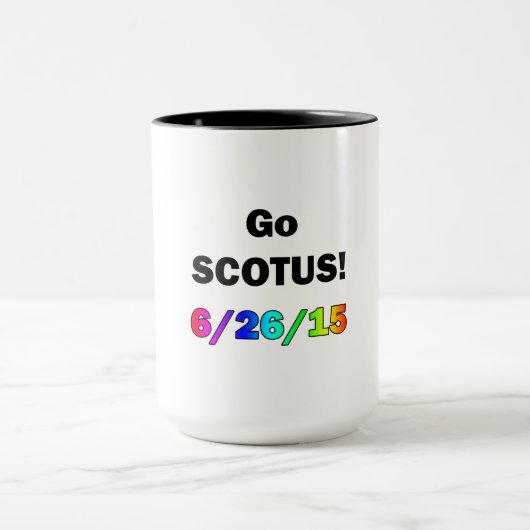 Go SCOTUS Tasse (Zentrum)