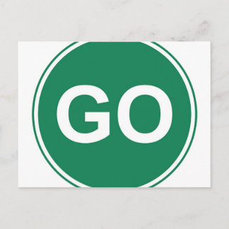 GO Sign Postkarte
