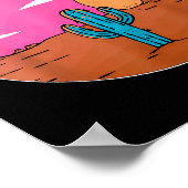 Go Sit On A Cactus Succulent Plant Gardening Desig Poster (Ecke)