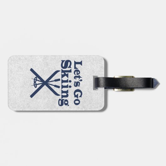 Go Ski Gepäckanhänger (Rückseite horizontal)