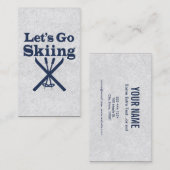 Go Ski Visitenkarte (Vorne/Hinten)
