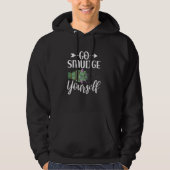 Go Smudge Sie selbst Funny Smudging Sage Cleansing Hoodie (Vorderseite)