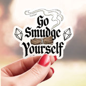 Go Smudge Sie selbst Funny Vinyl Aufkleber