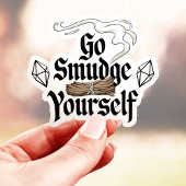 Go Smudge Sie selbst Funny Vinyl Aufkleber