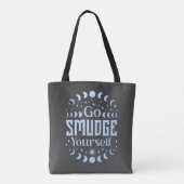 Go Smudge Sie selbst Moon Phases Celestial Hallowe Tasche (Rückseite)