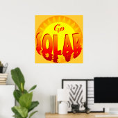 Go Solar Energy Poster (Heimbüro)