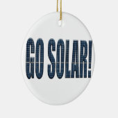 "Go solar!" Keramikornament (Rechts)