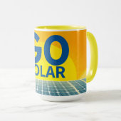 Go Solar Ray Mug Custom Tasse (VorderseiteRechts)