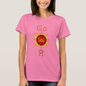 Go Solar T-Shirt (Vorderseite)
