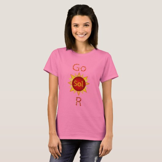 Go Solar T-Shirt (Vorne ganz)