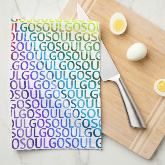 Go Soul Geschirrtuch (Viertel Falte)