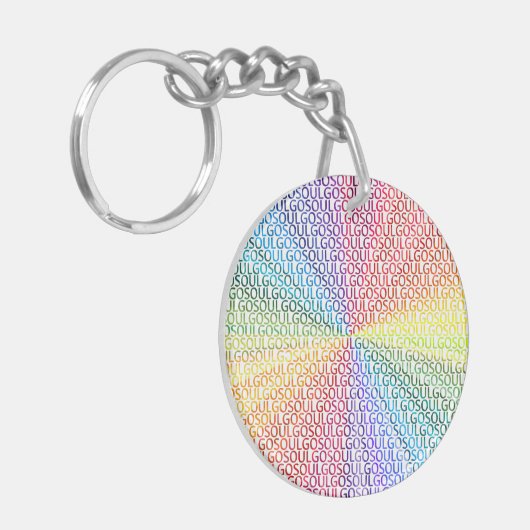 Go Soul! Schlüsselanhänger (Vorderseite links)