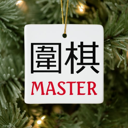 Go (Spiel) Master Keramikornament (Baum)
