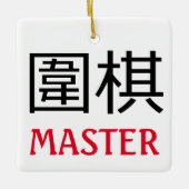 Go (Spiel) Master Keramikornament (Vorderseite)