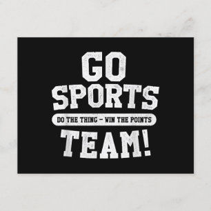 Go Sport Team! Funny Sports Begleitkarte