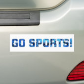 Go Sports! Autoaufkleber (Auf Auto)