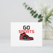 Go Sports Postkarte (Stehend Vorderseite)