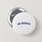 Go Sports Sarkastischer Fußll Button (Vorne & Hinten)