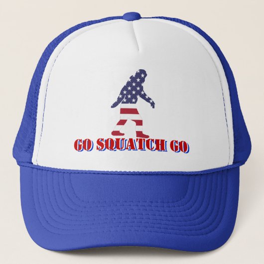 Go Squatch GO USA Truckerkappe (Vorderseite)