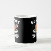 Go Stuff Sie selbst Türkei Pun Joke Spaß Funny tha Kaffeetasse (Mittel)