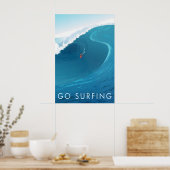 Go Surfing Travel Poster (Küche)