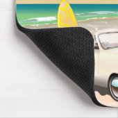 Go Surfing Travel Poster! Mousepad (Ecke)