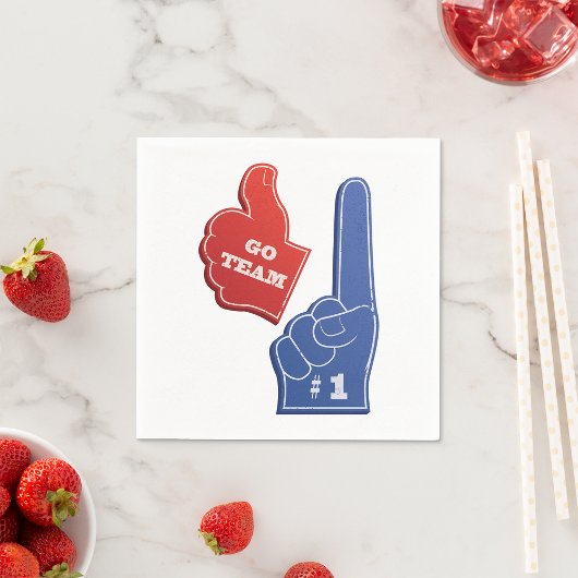 Go Team Paper Napkins Serviette