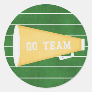 Go Team Runder Aufkleber
