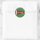 Go Team Runder Aufkleber (Tasche)