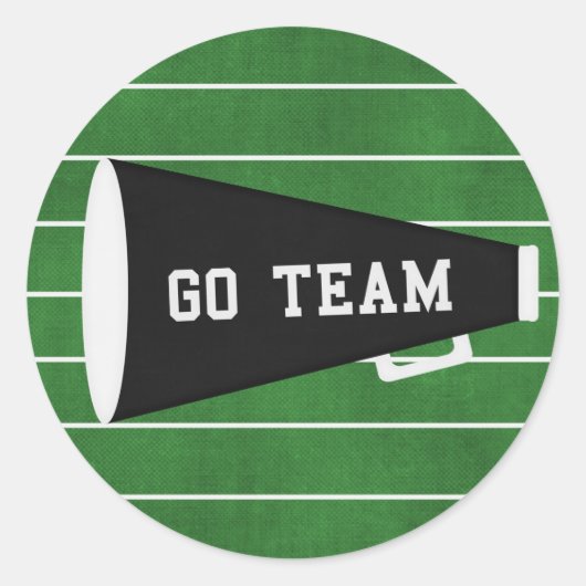 Go Team Runder Aufkleber (Vorderseite)
