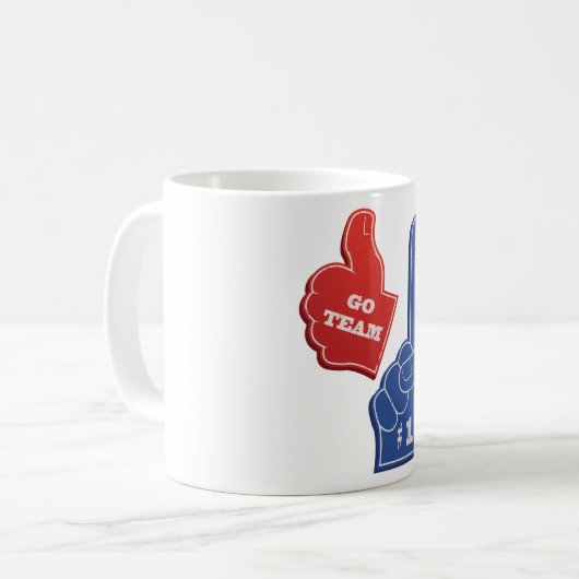 Go Team-Tasse Kaffeetasse (Vorderseite Links)