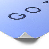 Go Telemarking Travel Poster (Ecke)