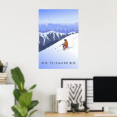 Go Telemarking Travel Poster (Heimbüro)