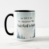 Go Tell It Mountain Weihnachten Kaffee Tasse Cup (Links)