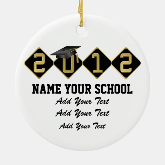 Go Tiger - Abschluss - SRF Keramik Ornament (Hinten)