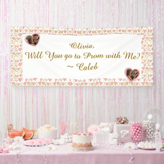  Go to Prom with Me | Romantic Promposal Banner (Party)