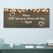  Go to Prom with Me | Romantic Promposal Banner (Messe)
