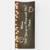  Go to Prom with Me | Romantic Promposal Banner (Vertikal)