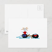 Go Tubing Postkarte (Vorne/Hinten)